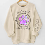 I Love My Pets - Dog & Cat Personalized Custom Unisex Sweatshirt With Design On Sleeve - Gift For Pet Owners, Pet Lovers 679957 - 679959 - DiyGiftly