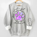I Love My Pets - Dog & Cat Personalized Custom Unisex Sweatshirt With Design On Sleeve - Gift For Pet Owners, Pet Lovers 679957 - 679959 - DiyGiftly