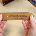 I Love You For Who You Are - Engraved Leather Belt Gift for Husband - A Personal Touch for Anniversaries, Birthdays, and More 1095224 - DiyGiftly