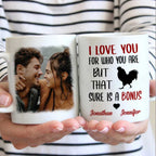 I Love You For Who You Are Personalized Mug – Custom Photo Upload Coffee or Tea Cup, Romantic Gift for Couples, Boyfriend, Girlfriend, Husband, or Wife, Perfect for Anniversary, Valentine’s Day, Birthday, or Christmas 66454272 - DiyGiftly