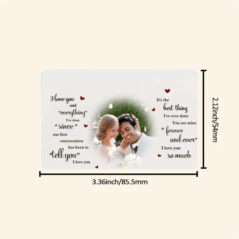 I love you forever and ever - Personalized Poster/Wrapped Canvas - Christmas, Anniversary, Birthday Gift For Couples, Husband, Wife, Lovers, Anniversary, Engagement 725870 - 726882Q - DiyGiftly