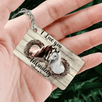 I Love You Insanely - Personalized Couple Horse Keychain 741720 - Y - DiyGiftly