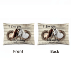 I Love You Insanely - Personalized Couple Horse Pillow 741343 - B - DiyGiftly