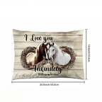 I Love You Insanely - Personalized Couple Horse Pillow 741343 - B - DiyGiftly