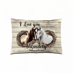 I Love You Insanely - Personalized Couple Horse Pillow 741343 - B - DiyGiftly