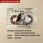 I Love You Insanely - Personalized Couple Horse Poster 741342 - 741343 - DiyGiftly