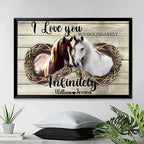 I Love You Insanely - Personalized Couple Horse Poster 741342 - 741343 - DiyGiftly