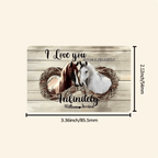 I Love You Insanely - Personalized Couple Horse Wallet Card 741343 - Q - DiyGiftly