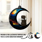 personalized design suncatcher ornament loss of dog gift window hanging keepsake personalized preview