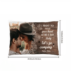 I Want To Hold Your Hand At 80 & Let's Go Camping - Personalized Phot Pillow 714443 - B - DiyGiftly