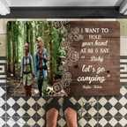 I Want To Hold Your Hand At 80 & Let's Go Camping - Personalized Photo 714443 - D - DiyGiftly