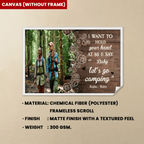 I Want To Hold Your Hand At 80 & Let's Go Camping - Personalized Photo Poste r& Canvas 714443 - DiyGiftly