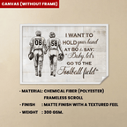 I Want To Hold Your Hand - Personalized Football Poster - Gift For Football Lovers 746792 - 746801 - DiyGiftly