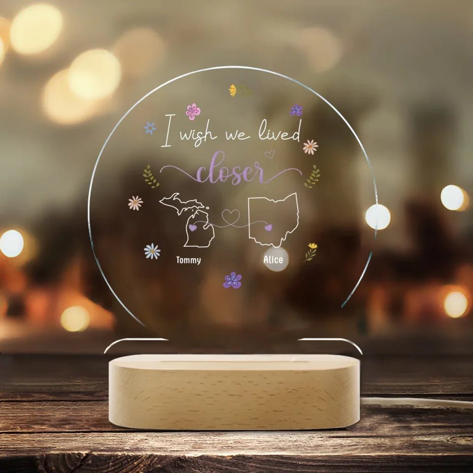Personalized LED Light couple gift