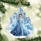 Ice Princess - Custom Face Ornament Gifts For Daughter, Girl, Kids - Personalized Acrylic Photo Ornament - Christmas Gift For Daughter 1047132 - DiyGiftly