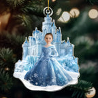 Ice Princess - Custom Face Ornament Gifts For Daughter, Girl, Kids - Personalized Acrylic Photo Ornament - Christmas Gift For Daughter 1047132 - DiyGiftly