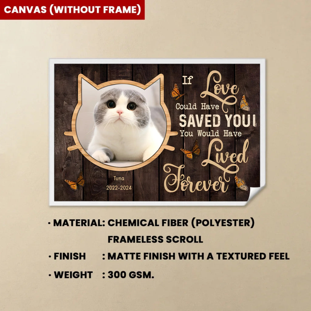 personalized cat poster wall art display loss of cat gift home decor