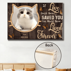 loss of cat gift personalized cat poster wall art display