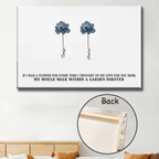 If We Had A Flower For Every Time We Thought Of Our Love For You - Personalized Poster/Canvas - Birthday, Mother's Day Gift For Mom, Grandma, Auntie 712286 - 712546 - DiyGiftly