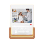 Illuminate Our Love - Custom Song Photo Night Light Plaque, Personalized Couples Gift for Valentine’s Day 1158638 - DiyGiftly