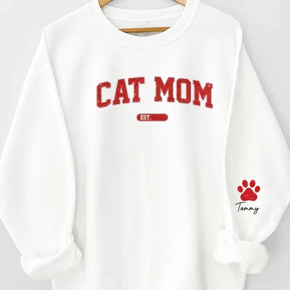 I'm A Cool Dog Mama - Dog Personalized Custom Unisex Sweatshirt With Design On Sleeve - Gift For Pet Owners, Pet Lovers 657439 - DiyGiftly