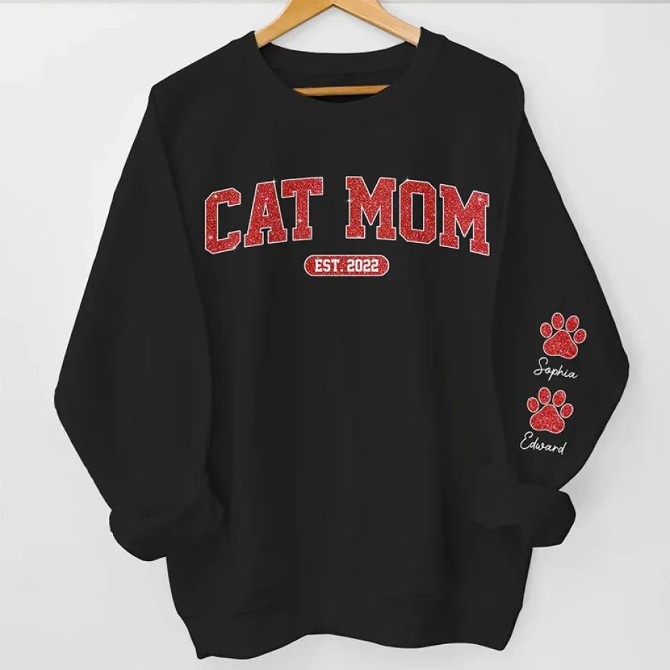 I'm A Cool Dog Mama - Dog Personalized Custom Unisex Sweatshirt With Design On Sleeve - Gift For Pet Owners, Pet Lovers 657439 - DiyGiftly