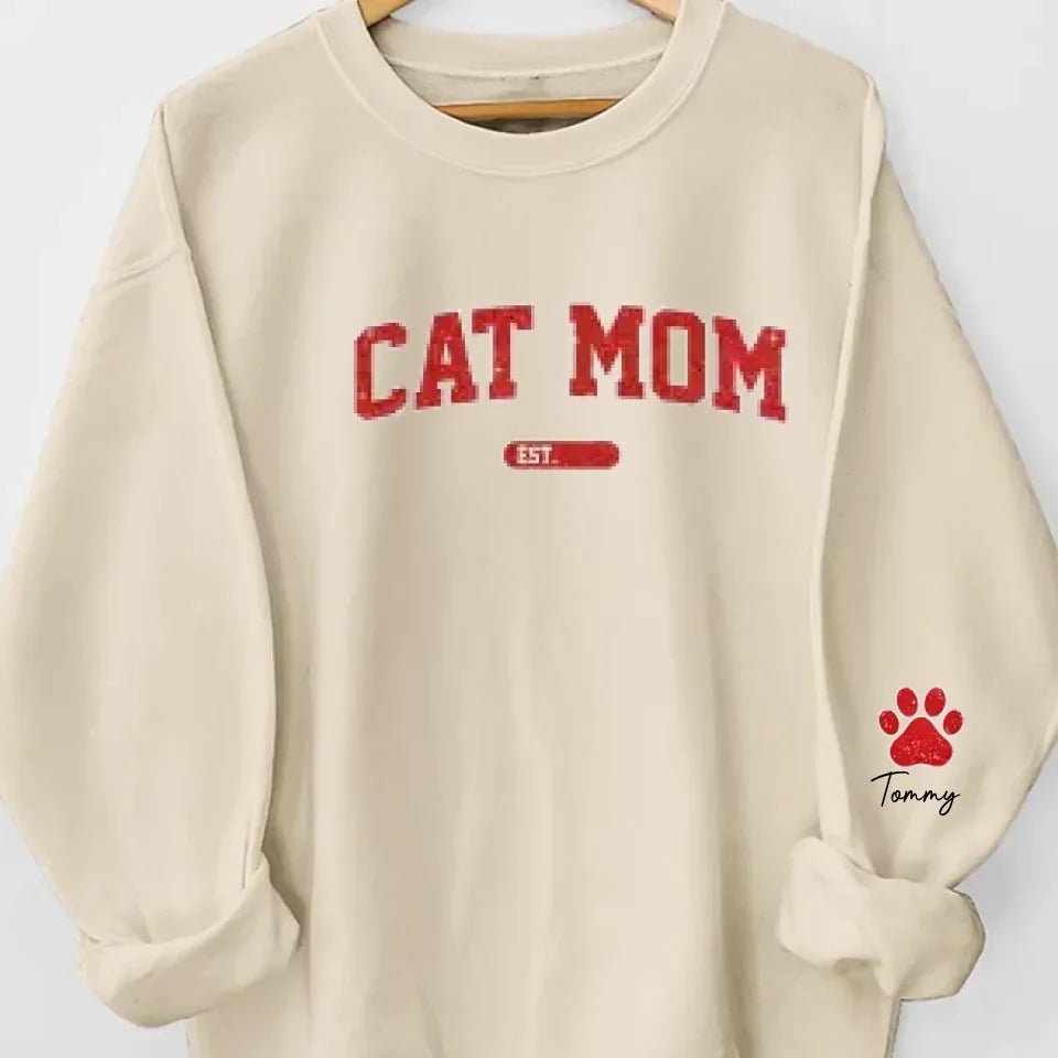 I'm A Cool Dog Mama - Dog Personalized Custom Unisex Sweatshirt With Design On Sleeve - Gift For Pet Owners, Pet Lovers 657439 - DiyGiftly