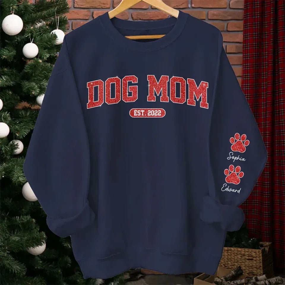 I'm A Cool Dog Mama - Dog Personalized Custom Unisex Sweatshirt With Design On Sleeve - Gift For Pet Owners, Pet Lovers 657439 - DiyGiftly