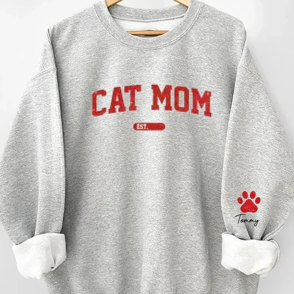 I'm A Cool Dog Mama - Dog Personalized Custom Unisex Sweatshirt With Design On Sleeve - Gift For Pet Owners, Pet Lovers 657439 - DiyGiftly
