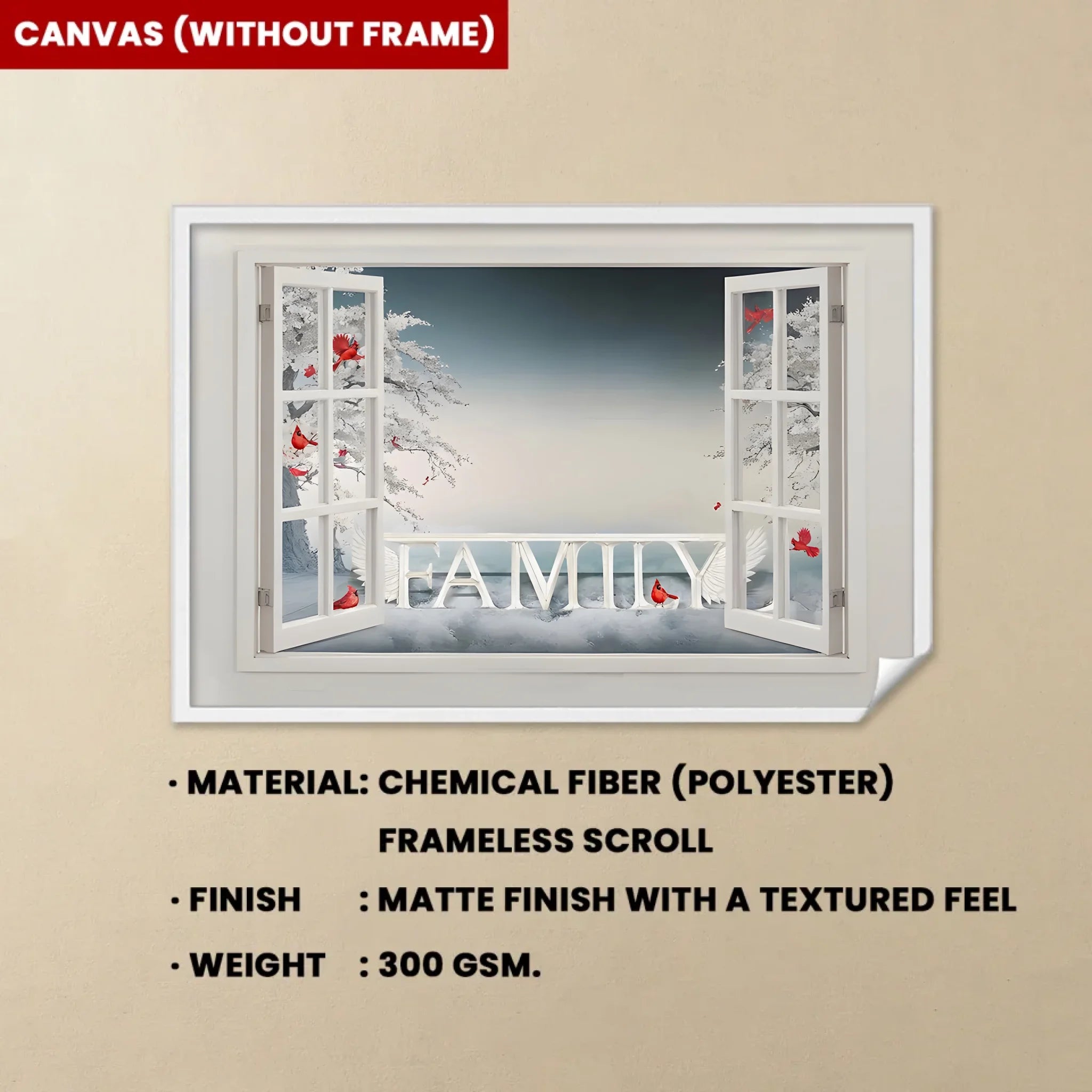 I'm Always With You Memorial - Personalized Wrapped Canvas 712536 - 712624 - DiyGiftly