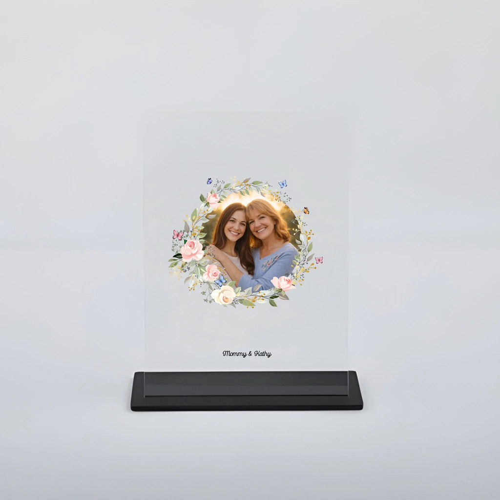Acrylic desk plaque mothers day gift for grandparents