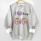 Im That Gigi family sweatshirt gift unisex sweatshirt personalized sleeve names