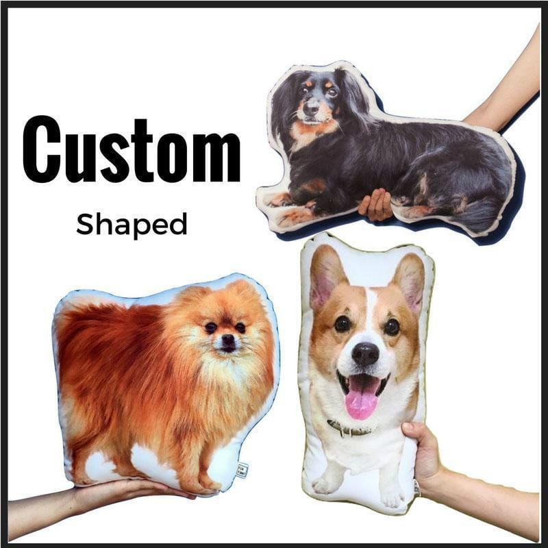 cat memorial pillow personalized photo cutout loss of cat gift