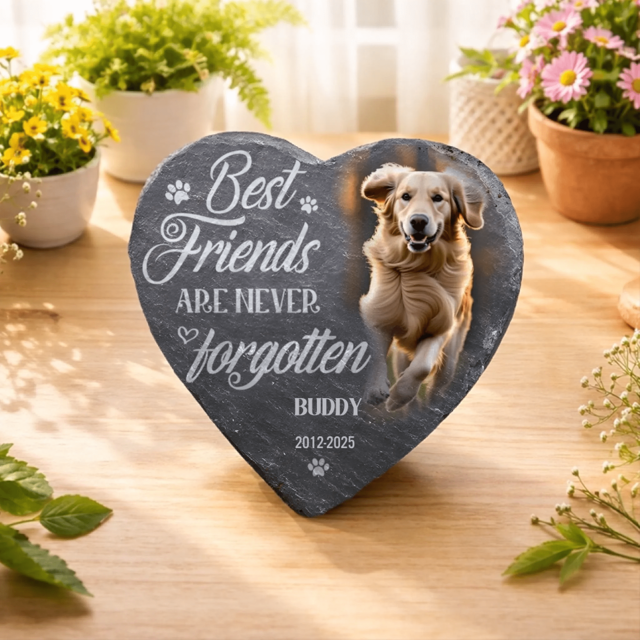 Memorial Stone Stone Never Forgotten Memorial Stone Personalized Engraving