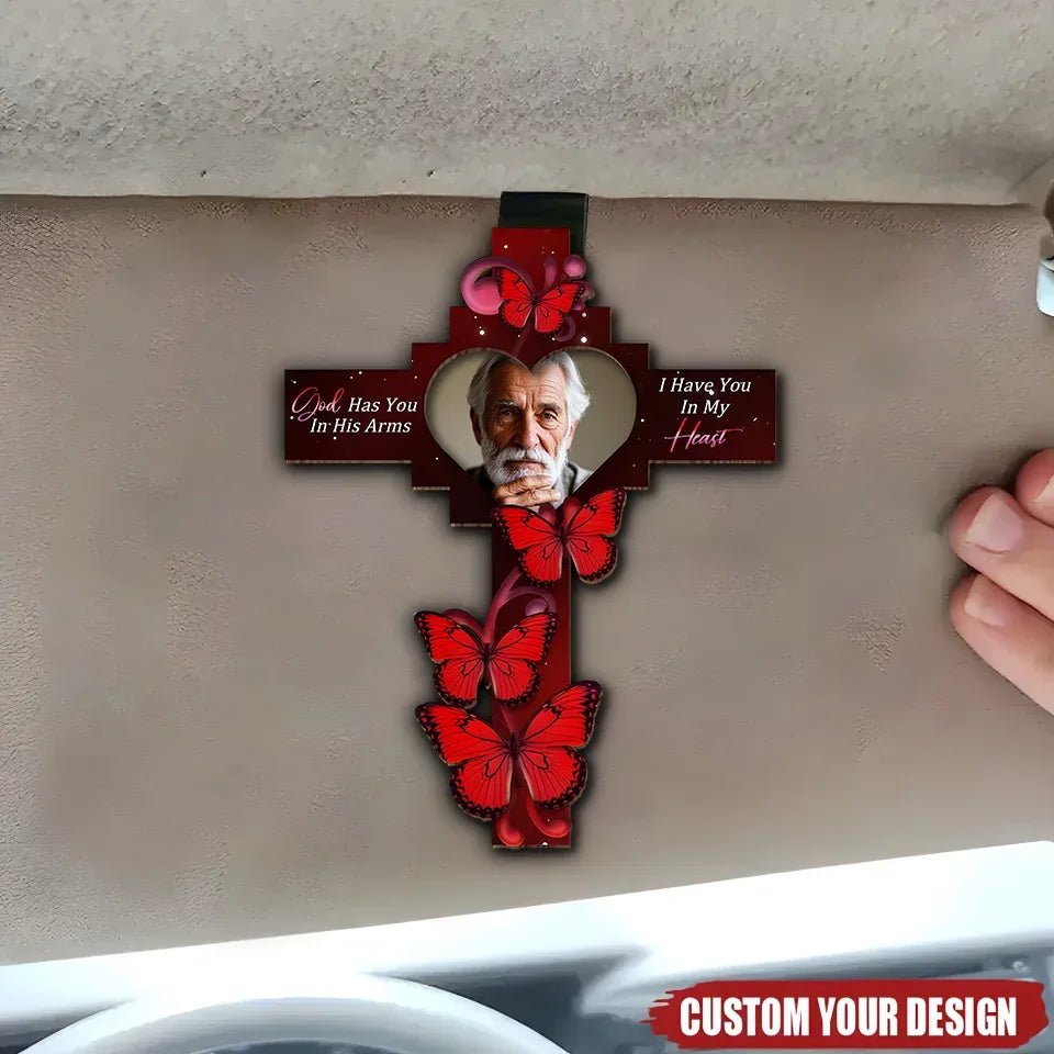 decoration personalized photo with name wooden comfort on the road 2 layer