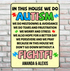 In This House We Do - Personalized Custom Metal Sign 737272 - 737275 - DiyGiftly