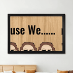 In This House We Horror Halloween 2 Layered Frame Wood Sign, Happy Halloween Gift 742586 - DiyGiftly