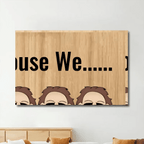 In This House We Horror Halloween 2 Layered Frame Wood Sign, Happy Halloween Gift 742586 - DiyGiftly