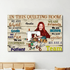 In This Quilting Room - Personalized Quilting Canvas And Poster 748938 - 748963 - DiyGiftly