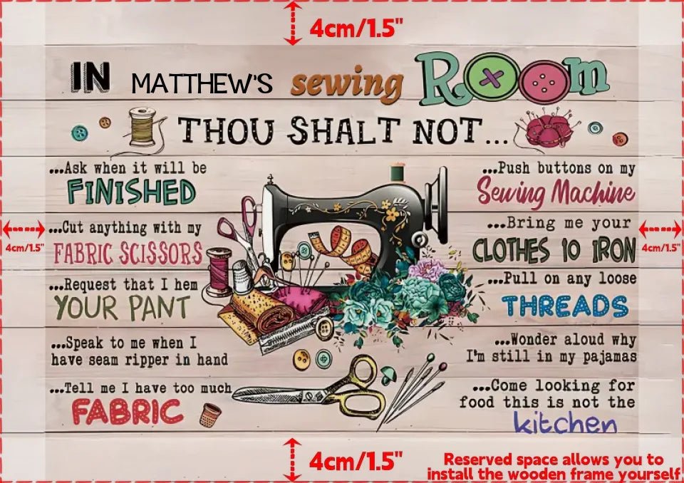 Into My Sewing Room - Sewing Poster 748482 - 748484 - DiyGiftly