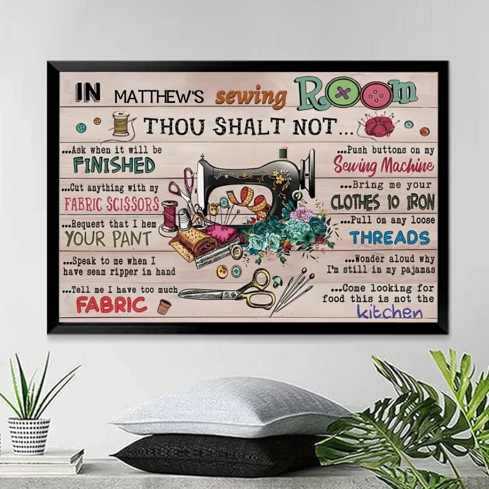 Into My Sewing Room - Sewing Poster 748482 - 748484 - DiyGiftly