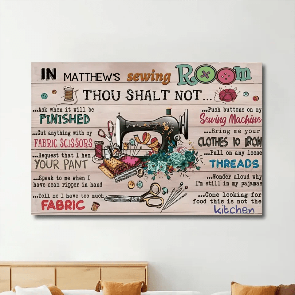 Into My Sewing Room - Sewing Poster 748482 - 748484 - DiyGiftly