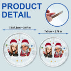 It Takes A Long Time To Grow An Old Friend Christmas - Personalized Circle Glass Ornament 688082 - DiyGiftly