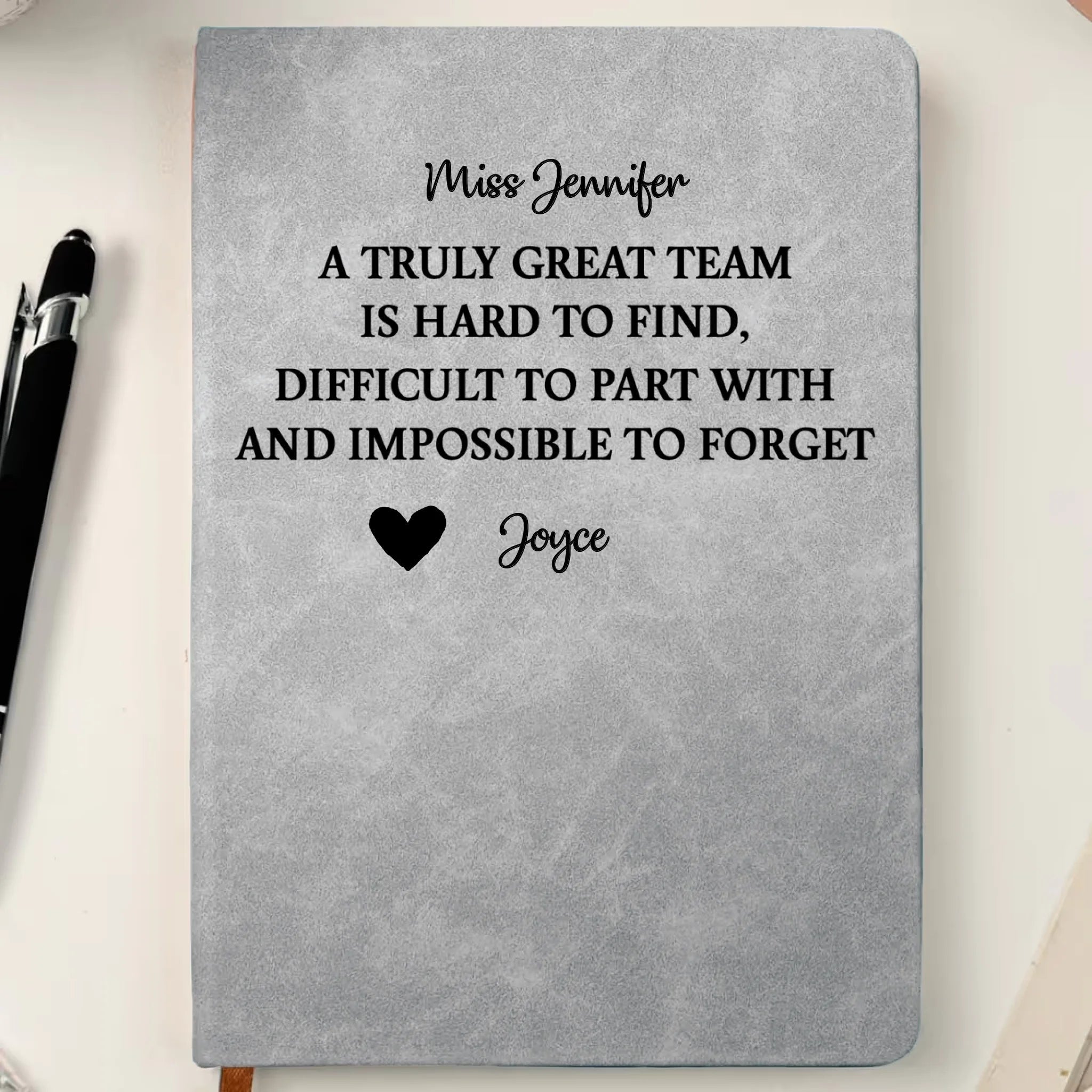 It Takes A Village: Heartfelt Thanks for Being a Part of Our Journey - Personalized Leather Journal for Gifts, Appreciation & Gratitude 1074303 - 1074310 - DiyGiftly