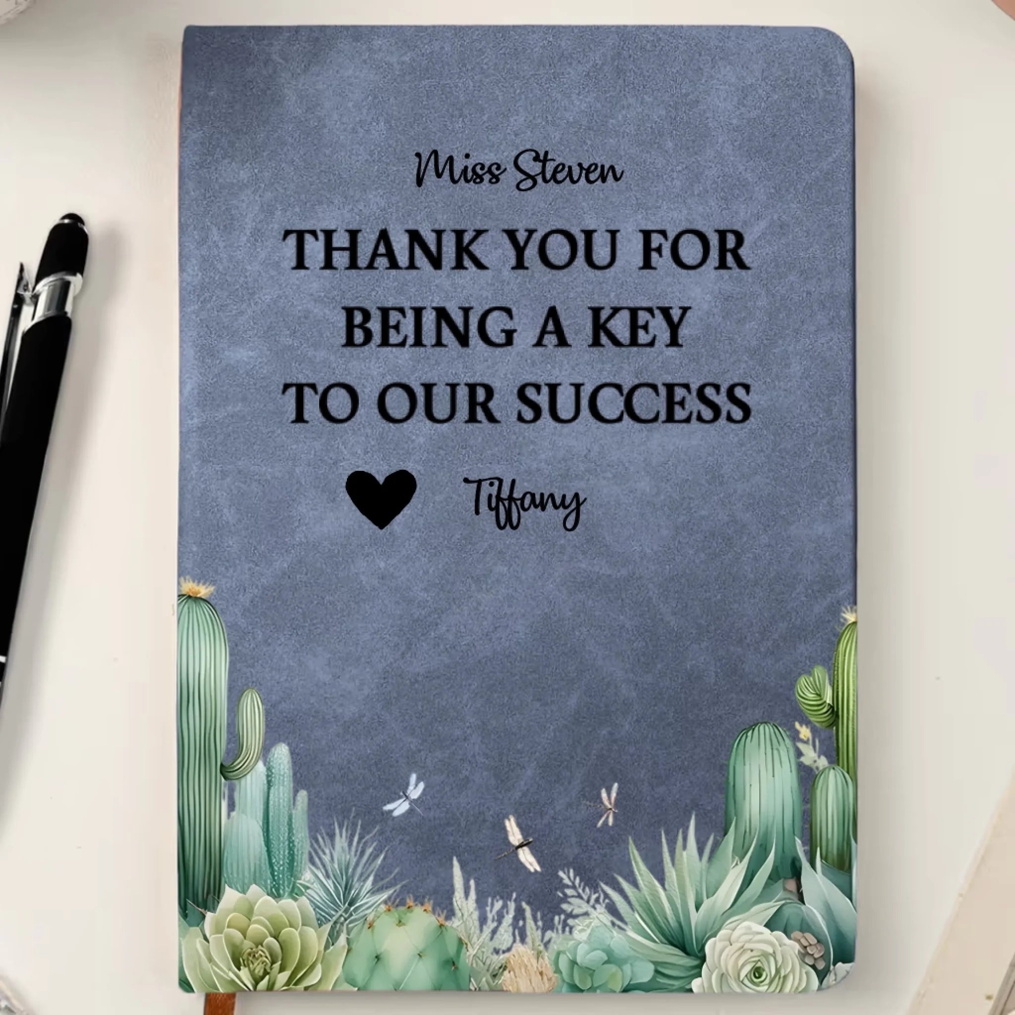 It Takes A Village: Heartfelt Thanks for Being a Part of Our Journey - Personalized Leather Journal for Gifts, Appreciation & Gratitude 1074303 - 1074310 - DiyGiftly