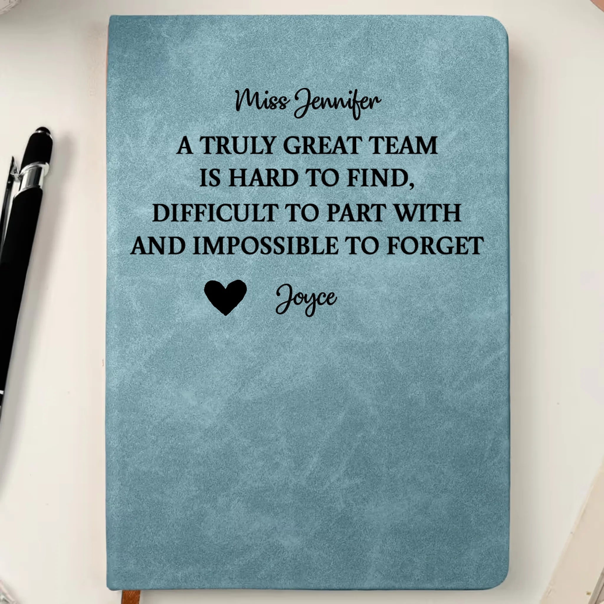 It Takes A Village: Heartfelt Thanks for Being a Part of Our Journey - Personalized Leather Journal for Gifts, Appreciation & Gratitude 1074303 - 1074310 - DiyGiftly