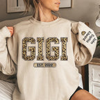 Its a Gigi Thing unisex sweatshirt personalized sleeve names for gigi