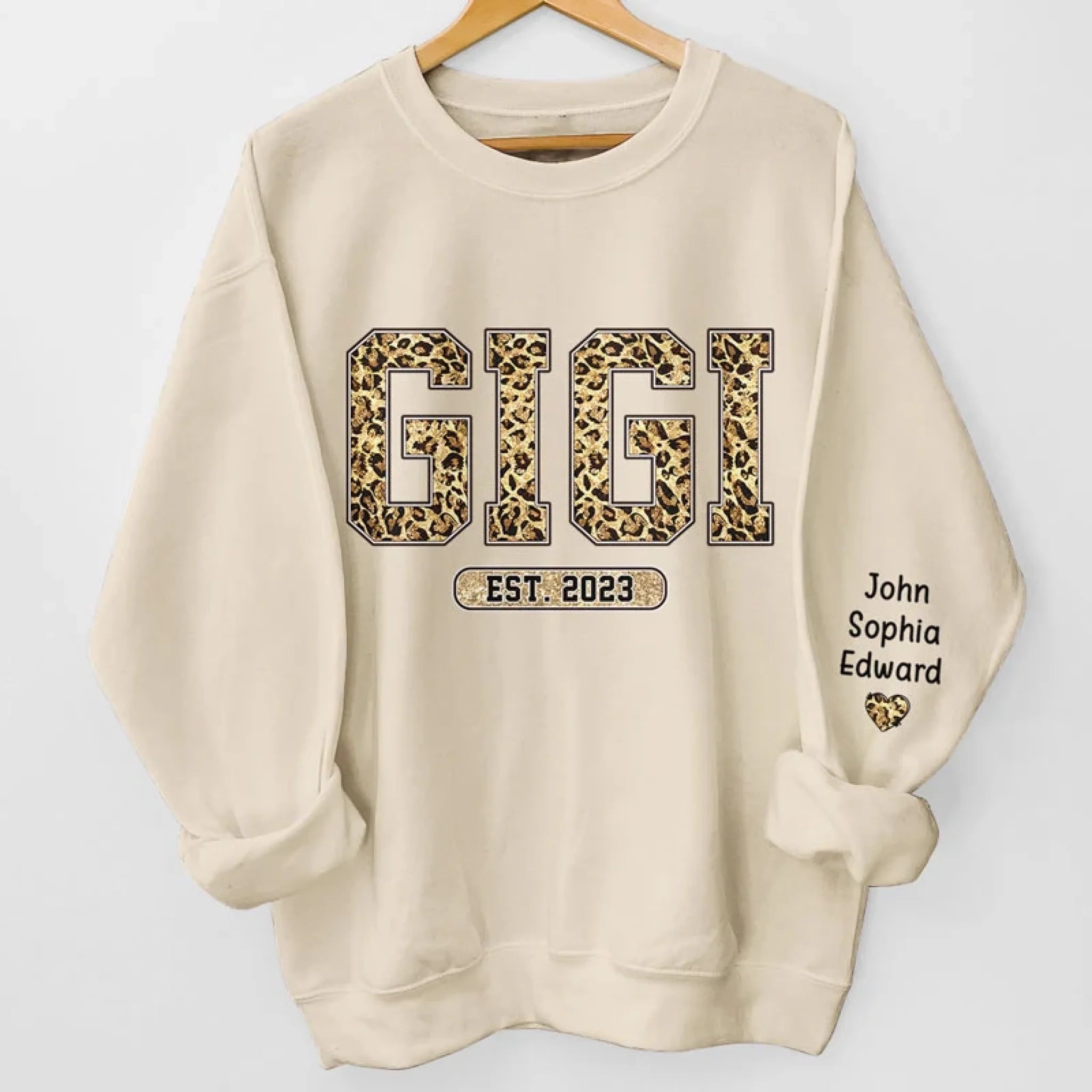 personalized sleeve names unisex sweatshirt Its a Gigi Thing