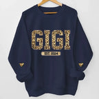 personalized sleeve names Its a Gigi Thing unisex sweatshirt cozy everyday apparel for gigi