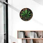 It's Always 12:07 Here - Personalized Weed Wall Clock 736309 - DiyGiftly